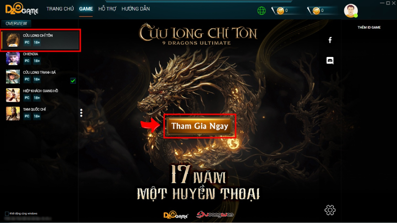 [Closed Beta] Hướng Dẫn Tải Game Cửu Long Chí Tôn